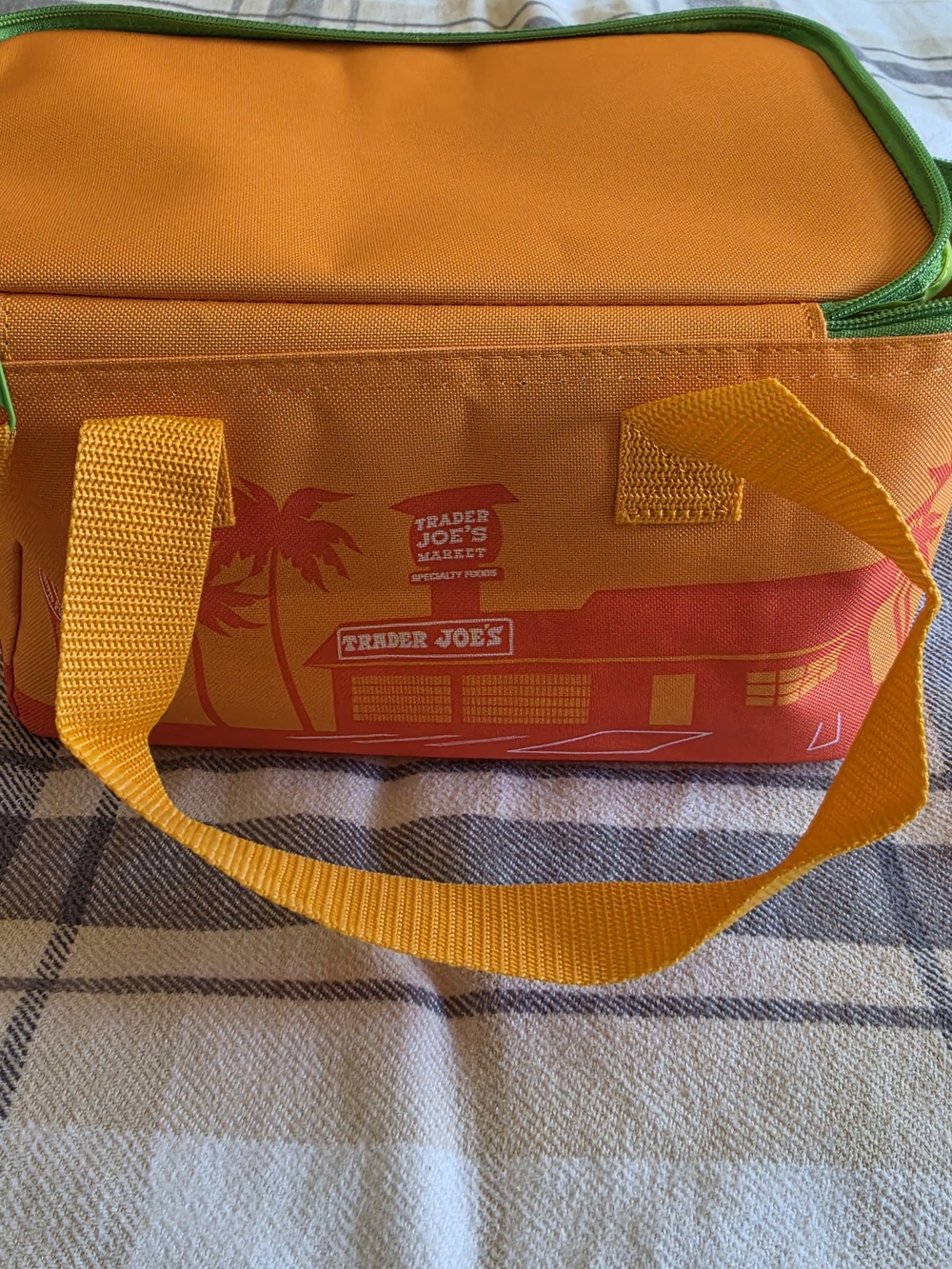 Trader Joe's OrangTrader Joe's Mini Insulated Reusable Lunce Insulated Lunch Bag